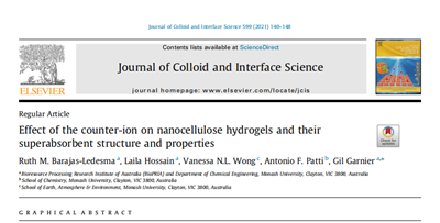 英文文獻Effect of the counter-ion on nanocellulose hydrogels and their zeta